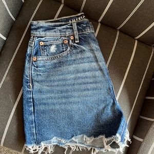 American Eagle high waisted denim shorts